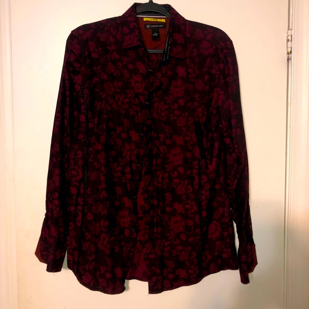 INC Flowered Shirt.